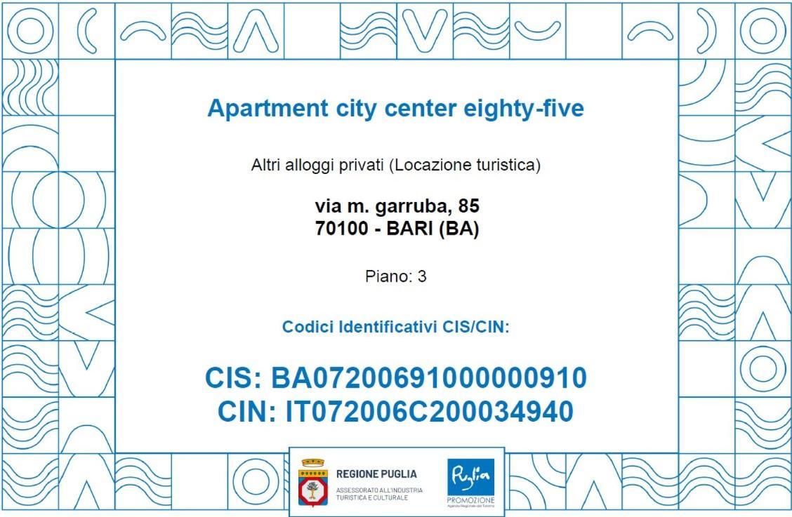 Apartment City Center Eighty-Five Bari Exterior photo
